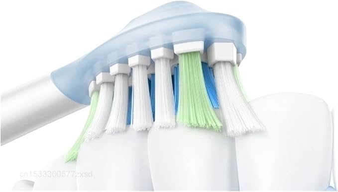 Compatible for Xiaomi Mijia Replacement Brush Headfor MES610 MES609 MES613 MES611 Sweep Vibration Electric Toothbrush Pro Soft Bristle Nozzles(Green)