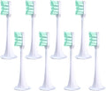 Compatible for XIAOMI MIJIA T300/500 Replacement Brush Heads Sonic Electric Toothbrush Vacuum Soft Bristle Suitable Nozzles(8pcs Green)