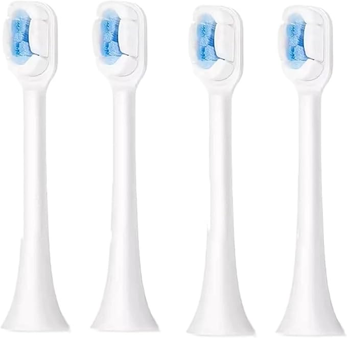 4Pcs Replacement Toothbrush Cloud Feeling HeadCompatible for Brush(4pcs White)