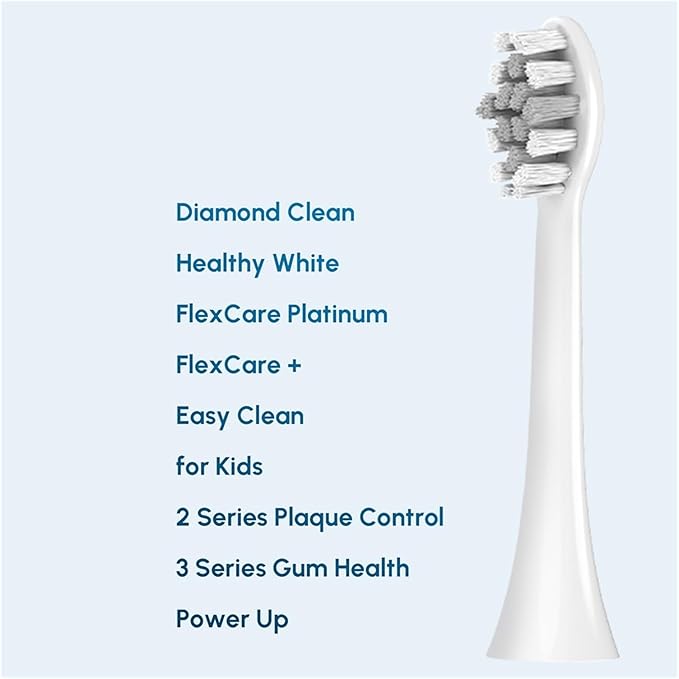 16pcs Electric Toothbrush Replacement Brush HeadsCompatible for 1100 2100 4100 4300 5100 5300 6100 6500(Pink)