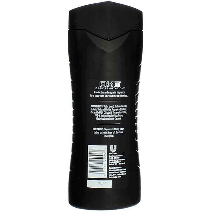 Axe Dark Temptation Shower Gel 16 Ounce -- 6 per case.