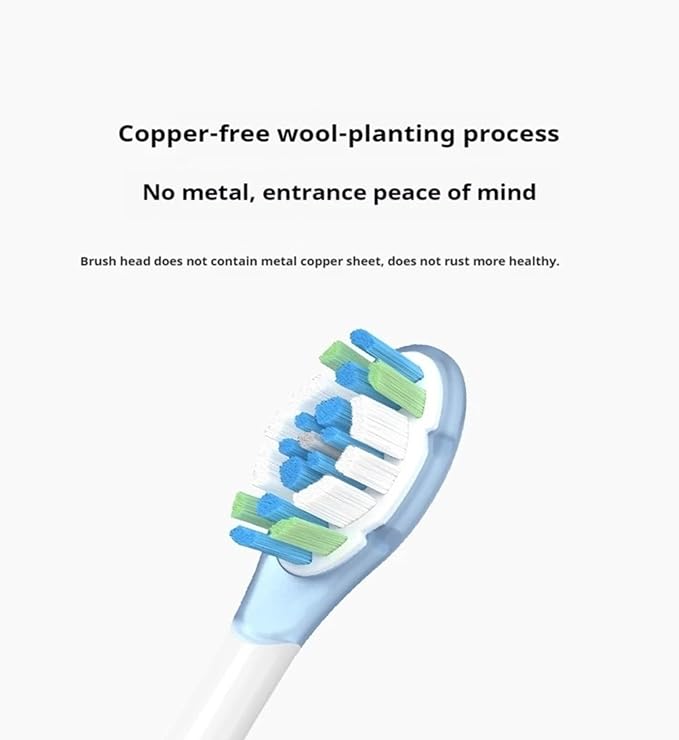 Replacement Toothbrush Heads Compatible for MES609 MES610(8PCS)