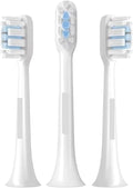 Compatibility for Mijia Sonic Electric Toothbrush Head T100 T200 T300 T301 T302 T700 Replacement Heads Soft(T302 Head White)