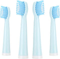 for AUX A11 Electric Toothbrush Replacement Heads Compatible for UPHYLIAN/KONKA/PHYLIAN Soft Brush Bristles Nozzles(4PCS Blue)