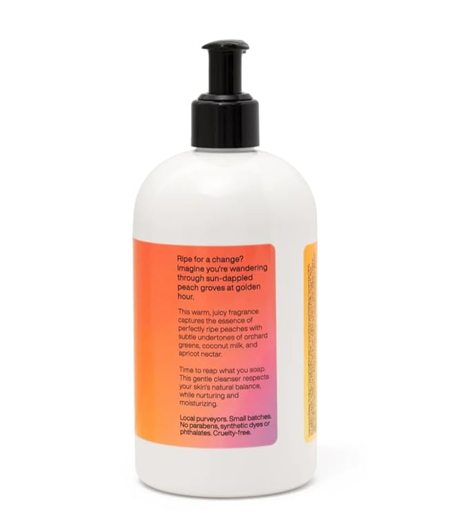 Not Soap Radio harvest peach | bath/shower gel | farm to bottle