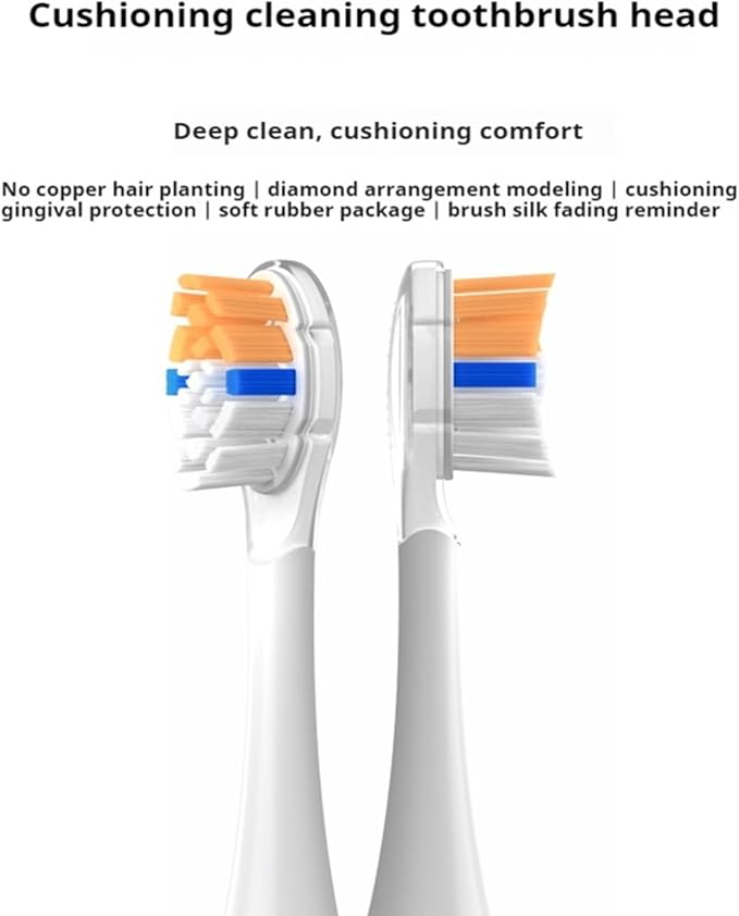 Replacement Brush Heads Compatible for HX6064 HX6930 HX6730 Electric Toothbrush Nozzle A3(4 Blue A3)