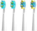 Compatible for Seago 4pcs Brush Head Nozzles Replacements for Electric Toothbrush SG986/SG987/S2/SX/S5(D112 White)