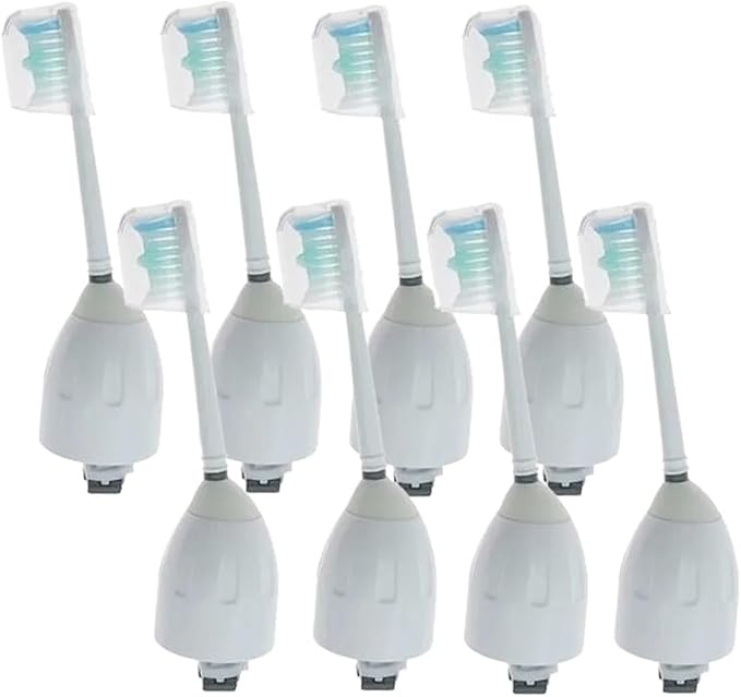 8pcs Brush HeadsCompatible for Philips Sonicare Toothbrush E-Series Essence HX9500 HX9552 HX5910 HX5300 7900 HX9800 HX9842
