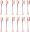 12PCS Replacement Tooth Brush Heads Compatible for X/X PRO/ Z1/ F1/ One/Air 2 /SE Sonic Soft Electric Toothbrush Cleaning(12pcs Pink)