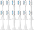 Replacement Toothbrush Heads Compatible for T300/T500/T500C/T7004-16PCS(White-12pcs)
