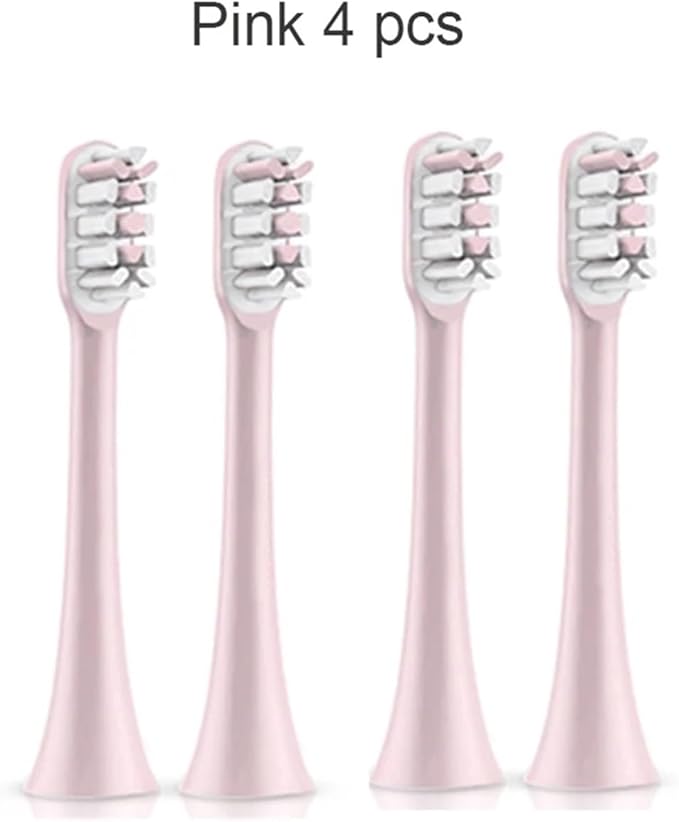 Electric Toothbrush Heads Replacement X1 X3 X3U X5 Teeth Brush Replacement Heads(White 2 pcs)