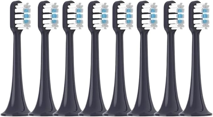 16PCS Replacement Brush HeadsCompatible for XIAOMI MIJIA T700 Electric Toothbrush(16 PCS White)