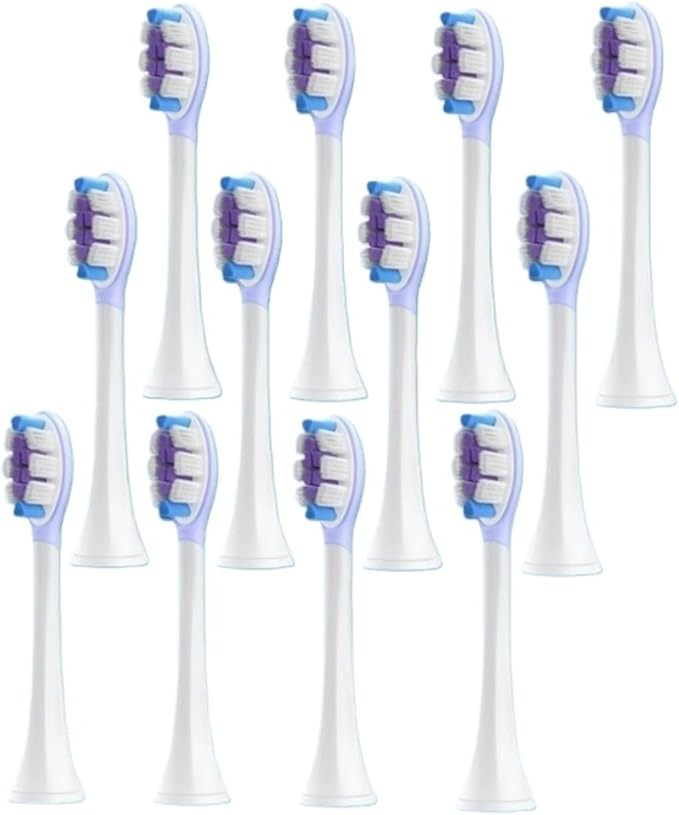 9Models Toothbrush Head CCompatible for with Sonicare HX3/HX6/HX9 Series Models(12pcs 904-G)