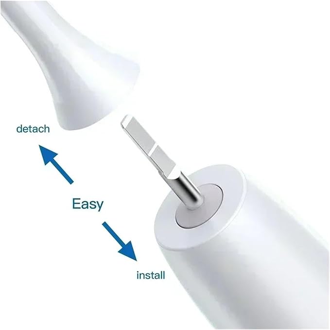 10PCS Replacement Brush HeadsCompatible for Philips HX6930 HX6064 Sonic Electric Toothbrush Vacuum(10Black)