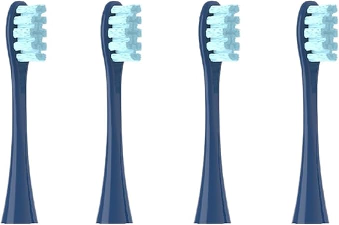 Replacement HeadsCompatible for Oclean Flow/X/X PRO/ Z1/ F1/ One/Air 2 /SE Brush(4 Dark Blue)