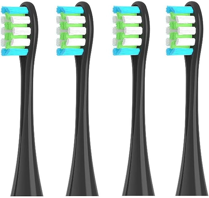 4/8/12/16 Pcs Replacement Toothbrush Heads Compatible with Oclean X/X PRO/ Z1/ F1/ One/Air 2/ SE Sonic Electric Toothbrush Dupont Bristle(16 Pcs Gray)