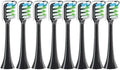 Sonic Electric Toothbrush Heads Compatible for Xiaomi SOOCAS X3 X5 X3U X1 V1 V2 Replacement Nozzles with Anti-dust Cap(7pcs Black)