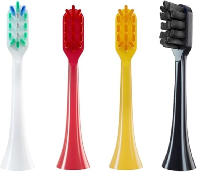 4PCSCompatible for Different Toothbrush Head Soft Bristles Electric Replacement