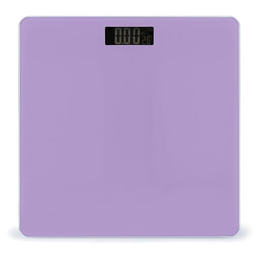 Automatic Switch Digital Bathroom Weighing Scale Smart Scale for Body Weight Purple