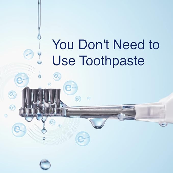 Soladey SoladeyRhythm2 Ionic Power Electric Toothbrush Solar Panels and TiO2 Semiconductor (Snow White) Ready to use Ionic Toothbrush