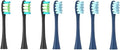Compatible for Oclean Flow/X/X PRO/ Z1/ F1/ One/Air 2 /SE Brush Heads Soft Sonic Toothbrush Vacuum Bristle 7pcs Replacement(3Black 4Dark Blue)