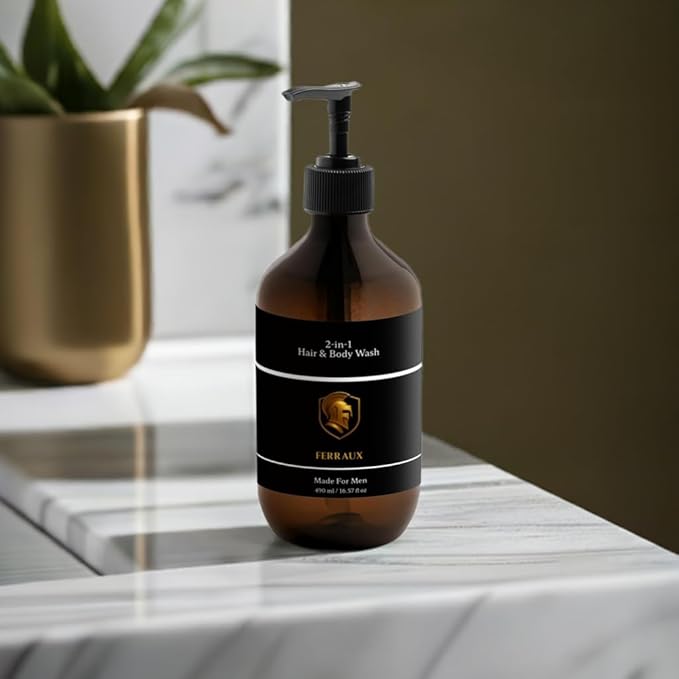 Ferraux 2-in-1 Hair &amp Body Wash For Men