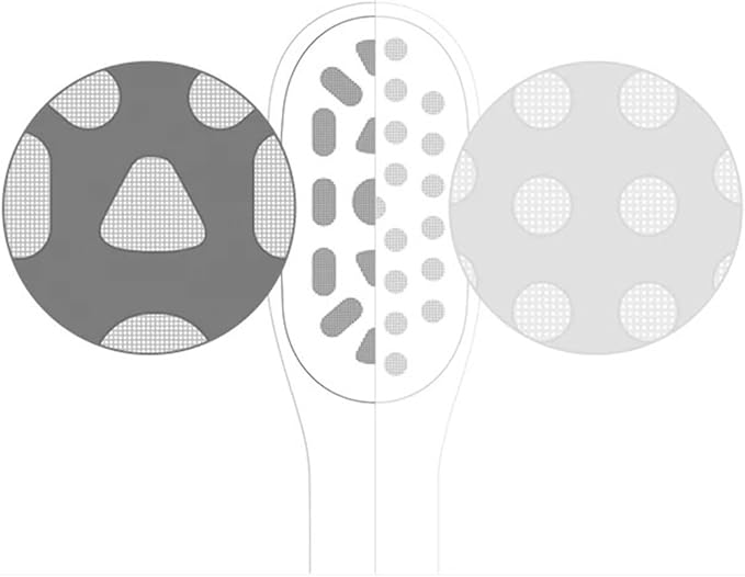 Compatible for SOOCAS Electric Toothbrush Heads Replacement X1 X3 X3U X5 Teeth Brush(White 4 pcs)