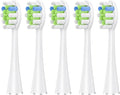 5 Pcs/10 Pcs Replacement Brush Heads Compatible for AquaSonic Black Series Vibe Pro Duo Electric Toothbrush(5 pcs WT)