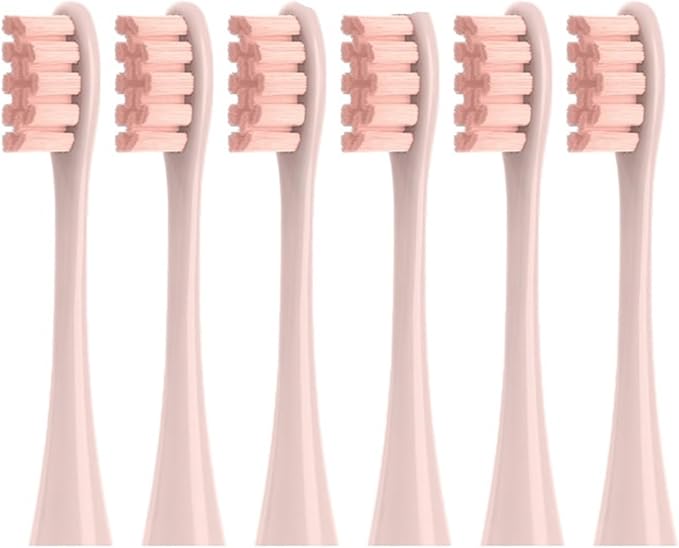 Replacement Brush Heads Compatible for OCL EAN Flow/X PRO Elite/X PRO /F1/Z1/One/ Air2 Sonic Electric Toothbrush Nozzles Soft Dupont Bristle(6 FOC)