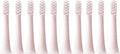 10PCS Compatible for MIJIA T100 Replacement Brush Heads Sonic Toothbrush Vacuum Soft Bristle Suitable Nozzles(10Pink)