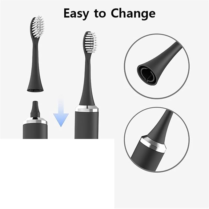 16pcs Replacement Brush Heads Soft Bristle Tooth Accessories Compatible for YS01(16PCS White)
