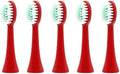 Compatible For5 Pieces Replacement Brush Heads(Red)