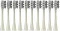 10PCS Replacement Brush Heads Compatible for Oclean Flow/X/X PRO/F1 Electric Toothbrush Head A(BeigeYellow)