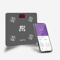 CUBITT Smart Digital Weight Scale 13 Body Composition Analizer BMI Muscle Mass Body Fat Scale with Smartphone App sync with Bluetooth (Grey)