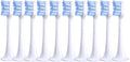 Brush HeadsCompatibility for Xiaomi Mijia T300/T500 10Pcs Replacement Toothbrush Nozzles(10pcsBlue-L)