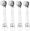 Toothbrush Replacement HeadsCompatible for Seago SG902/SG602 Electric Toothbrush Heads 0-3 Years Toddler Baby Oral Hygiene Care Soft Dupon(4pcs Small Heads)