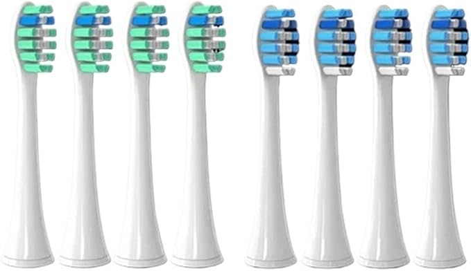 Compatible for Philips Sonicare Toothbrush Brush Head Replacement Heads HX3/HX6/HX9 Series HX3210/3211/6150/6500/6510/6530/9342/6730(4P2 4P3)