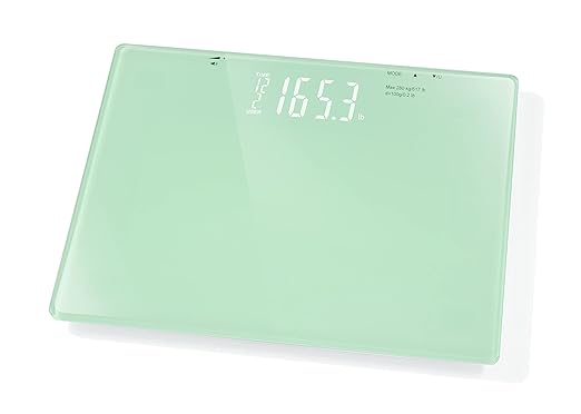JB8524 Deluxe Talking Scale. Digital Body Weight Talking Bathroom Scale High Precision Measurements Over 600 Pound Capacity Weight Scale. Extra-Large Display Auto-Calibrated Precision Balanced