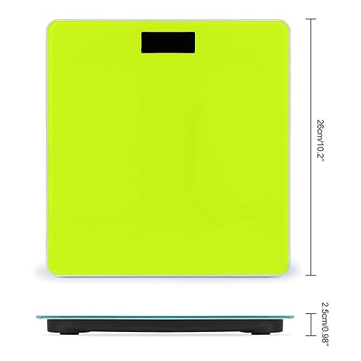 Smart Scale for Body Weight Automatic Switch Digital Bathroom Weighing Scale Fluorescent Color