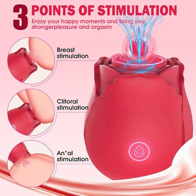 2026 Newly Portable Vibrating Massager -Clitioral Sucker Relaxes Muscles Viboators Toy 10 Modes Couples - for Body and Back Foot Silent Personal for Sports Massage Adult Tools Relaxation XJH-Red01