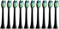 10PCS Replacement Brush Heads Compatible for Philips HX6930 HX6064 Sonic Electric Toothbrush Vacuum Soft Bristle Nozzles(10Black)