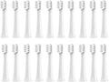 Compatible with Replacement Toothbrush Heads Compatible with Xiaomi T100 Sonic Electric Vacuum Soft Bristle(T100-20pcs)