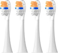 Compatible for Philips Diamond Series Replacement Brush Heads - HX6064/HX6930/HX6730 Sonic Toothbrush Vacuum Nozzle A3(4 Orange A3)