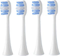 Replacement Toothbrush Head Compatible for BOMIDI TX5 Electric Soft Bristles Nozzles(4PCS White)