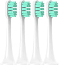 Compatible for Xiaomi Mijia T300/T500/T700 Electric Toothbrush Heads Replaceable Refill Nozzles 4Colors with Anti-Dust Caps(4 Green)
