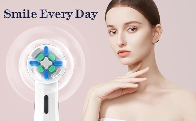 Toothbrush Heads Compatible with Oral b IO Replacement Heads Compatible with Oral b IO 2/3/4/5/6/7/8/9/10/Deep Clean Series Electric Toothbrush (6 White)
