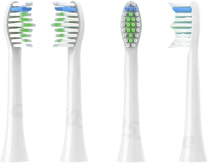 10PCS Replacement Toothbrush Heads Compatible for D5/D5S/D5Z/D8X/D8Z/D9/D10 Soft Electric(10PCS White)