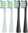 Replaceable Brush HeadsCompatible for X/X PRO/ Z1/ F1/ One/Air 2 /SE Electric Toothbrush Nozzles Vacuum Package(2whtie2black)