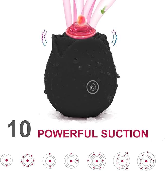 2026 Newly Portable Vibrating Massager -Clitioral Sucker Relaxes Muscles Viboators Toy 10 Modes Couples - for Body and Back Foot Silent Personal for Sports Massage Adult Tools Relaxation XJH-Black48