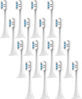 T300/T500/T500C/T700 Replacement Toothbrush Heads for Soft Bristle Brush(White-16pcs)